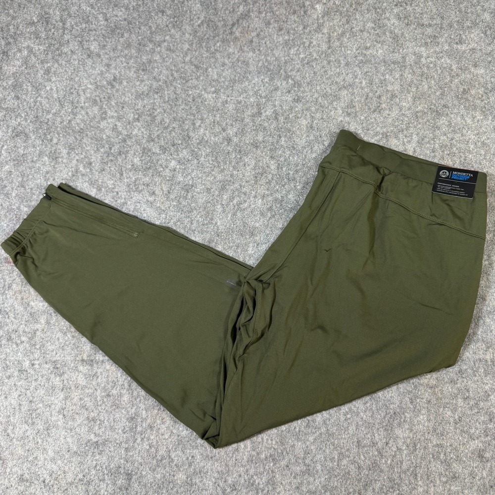 Mondetta Outdoor Project Mens XXL Olive Green Performance Joggers NWT 0541